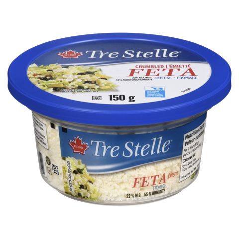 Fromage feta émietté 150g