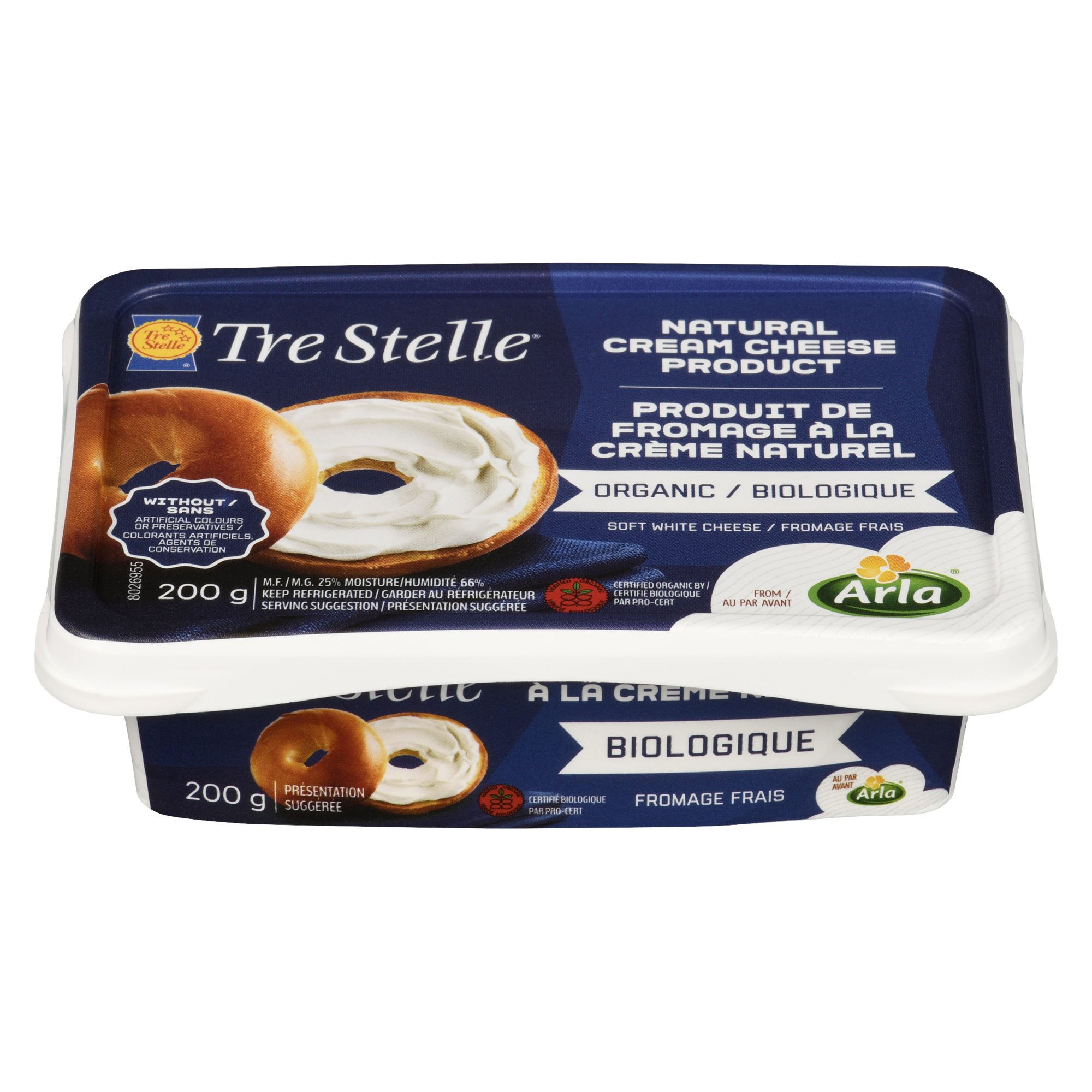 Produit de fromage à la crème biologique 200g