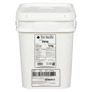 Fromage feta traditionnel 24% 12 Kg