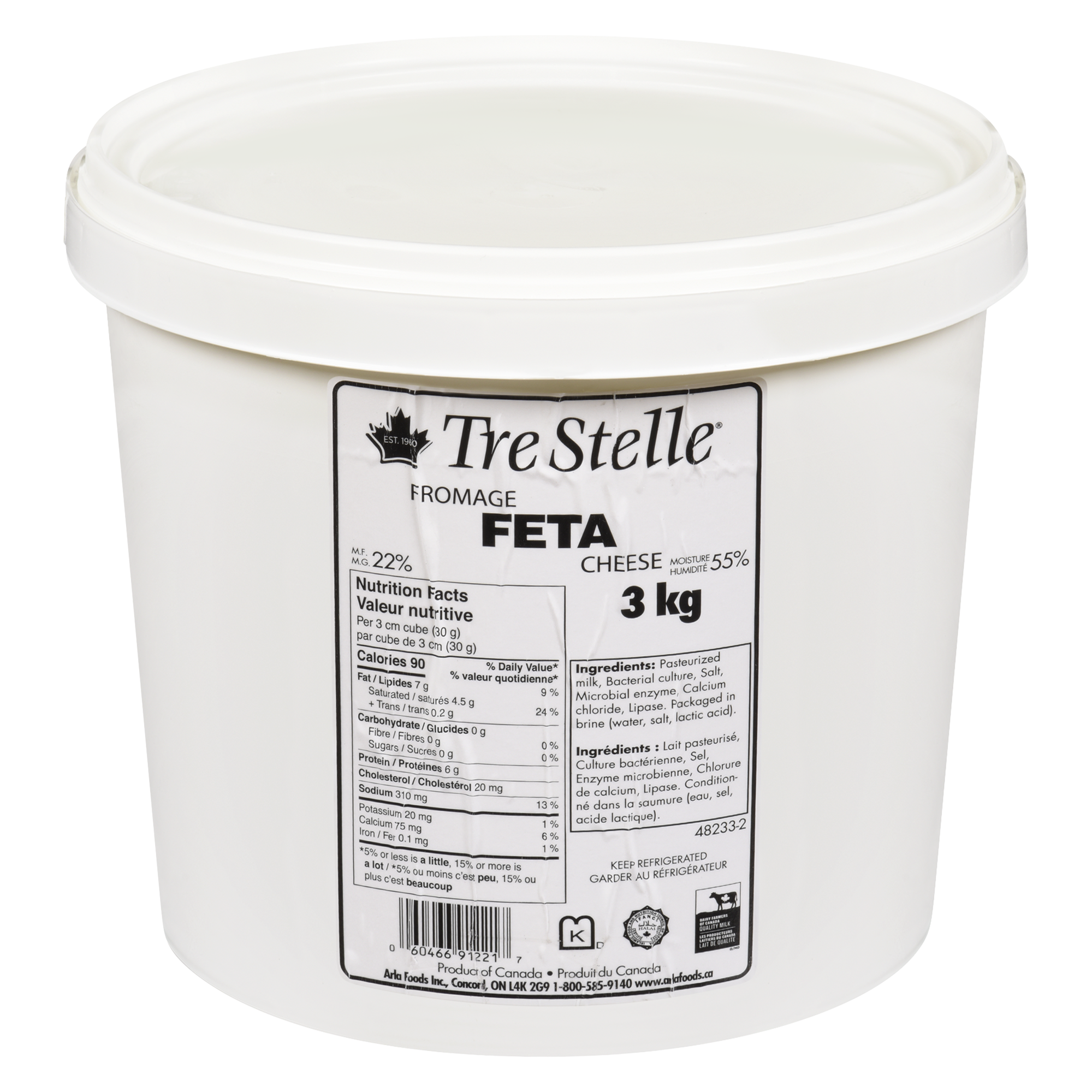 Traditional Feta Cheese 3kg