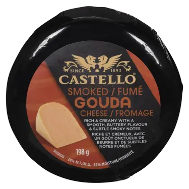 Fromage gouda fumé 28% 198 g