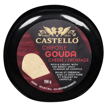 Fromage gouda au chipotle 28% 198 g