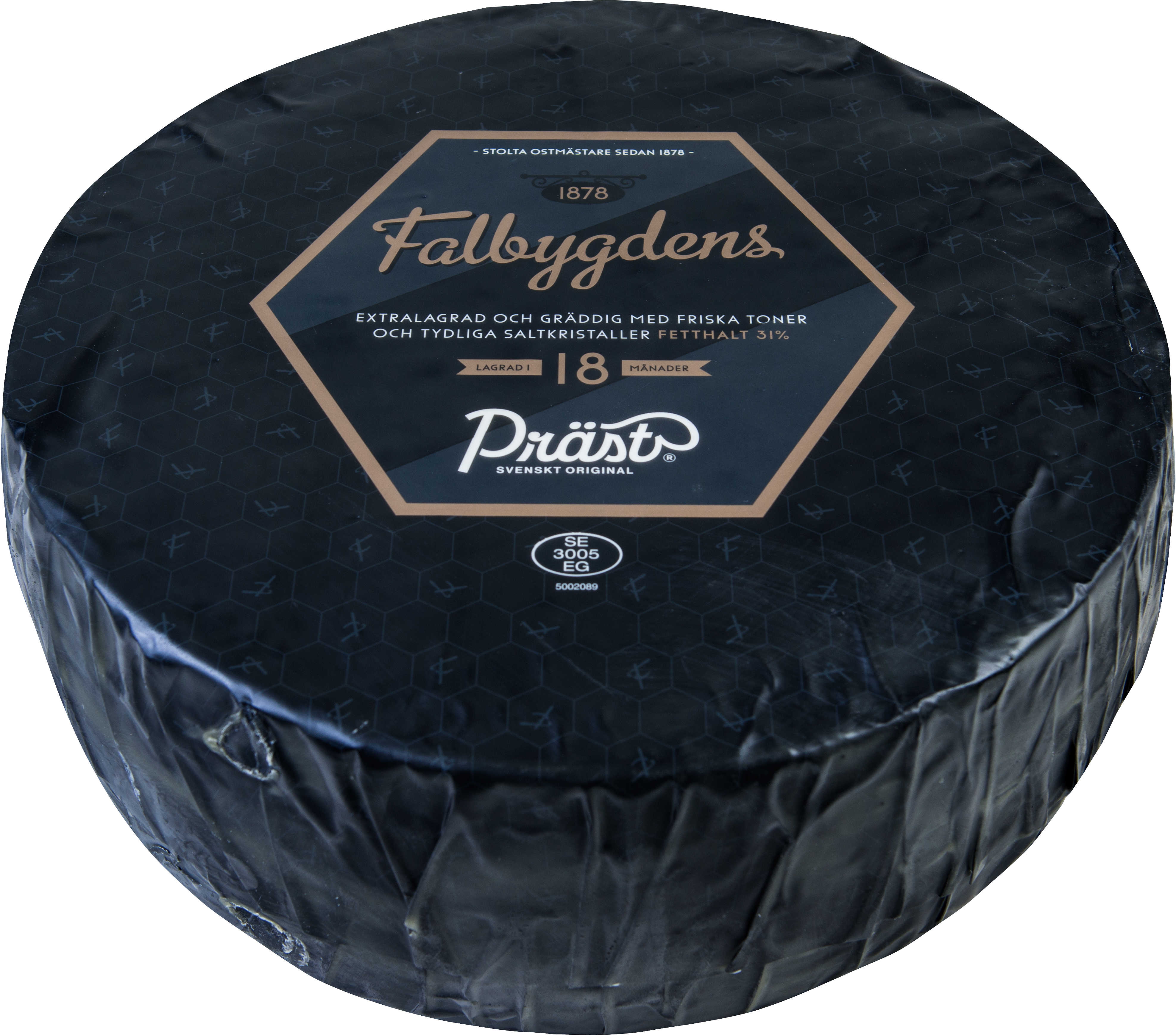 Präst® 18 mån 31% hel hårdost