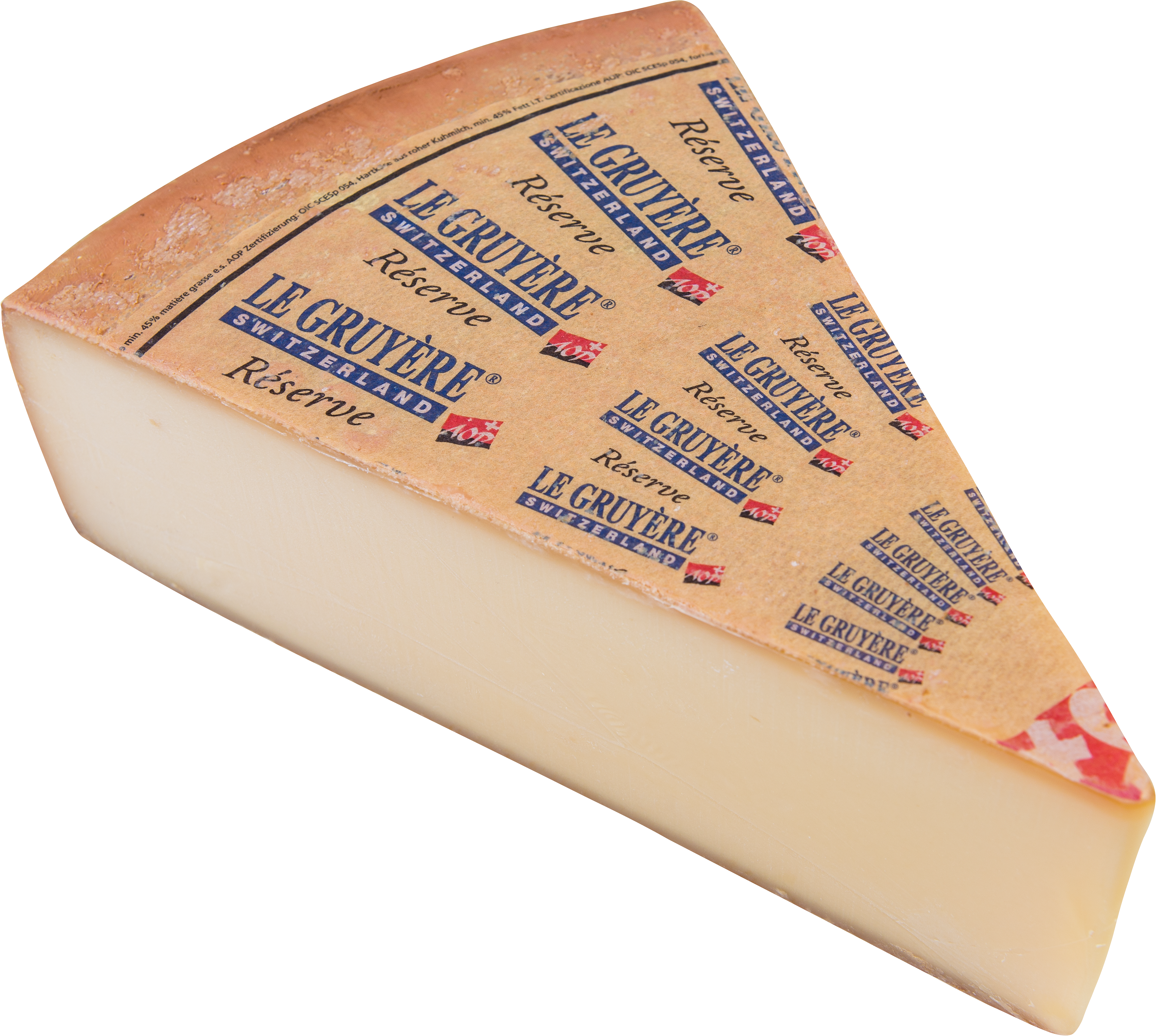 Gruyère Réserve opast 32% hårdost ca 4120g