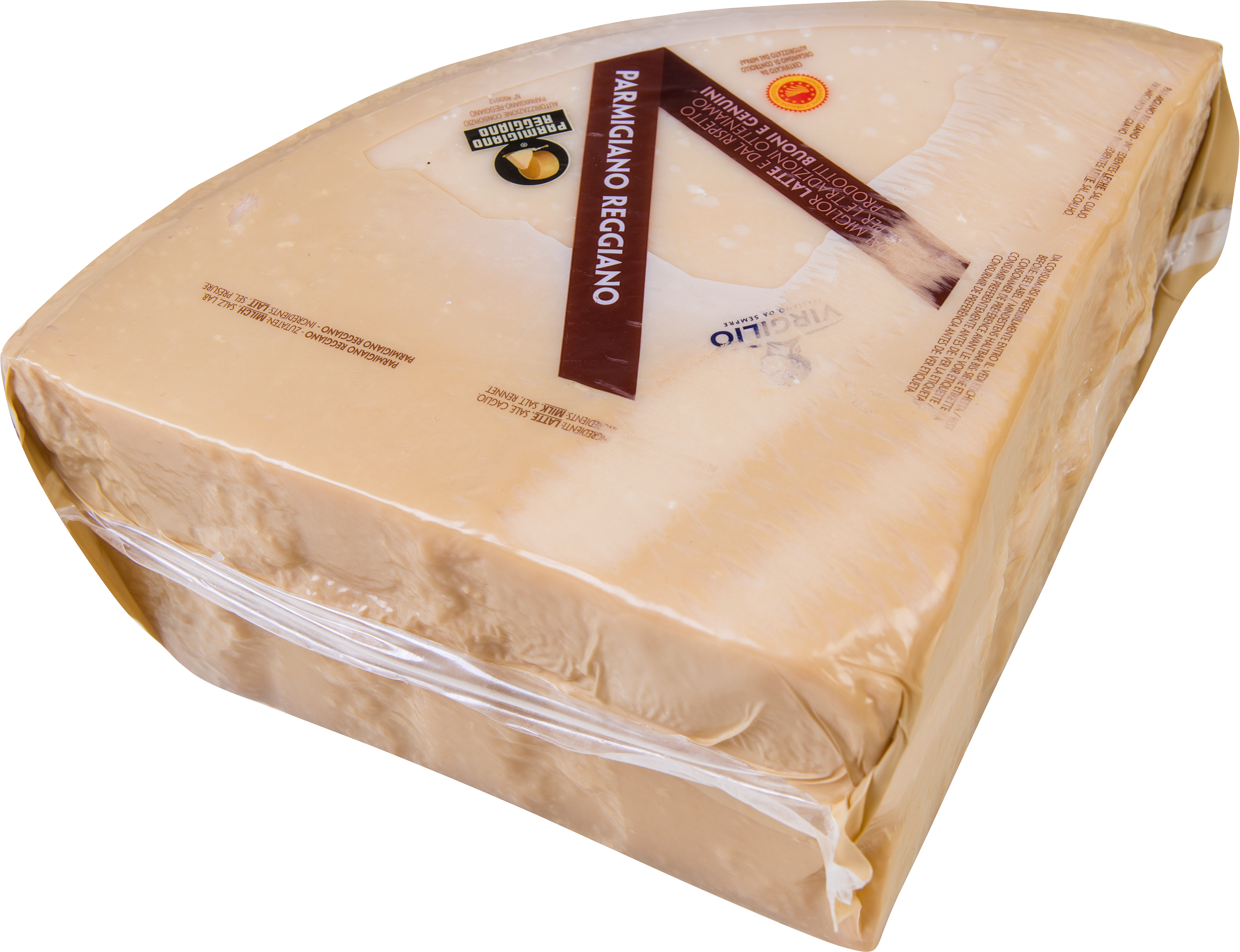 Virgilio Parmigiano Reggiano opas30% hårdost ca 4000g 4000 g