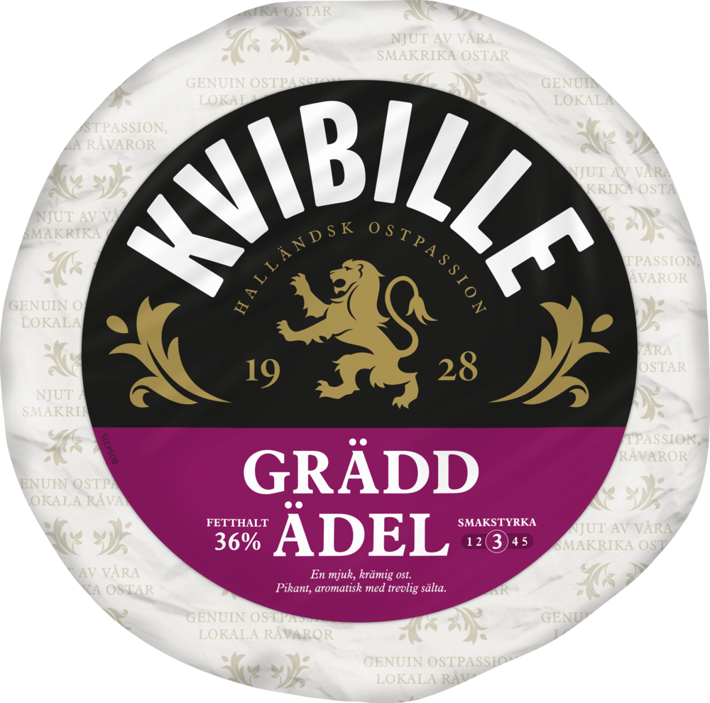 Gräddädel 36% hel blåmögelost ca 1.5kg