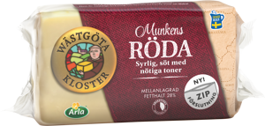 Wästgöta Kloster® Munkens Röda ost 500 g