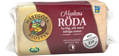Wästgöta Kloster® Munkens Röda ost 500 g