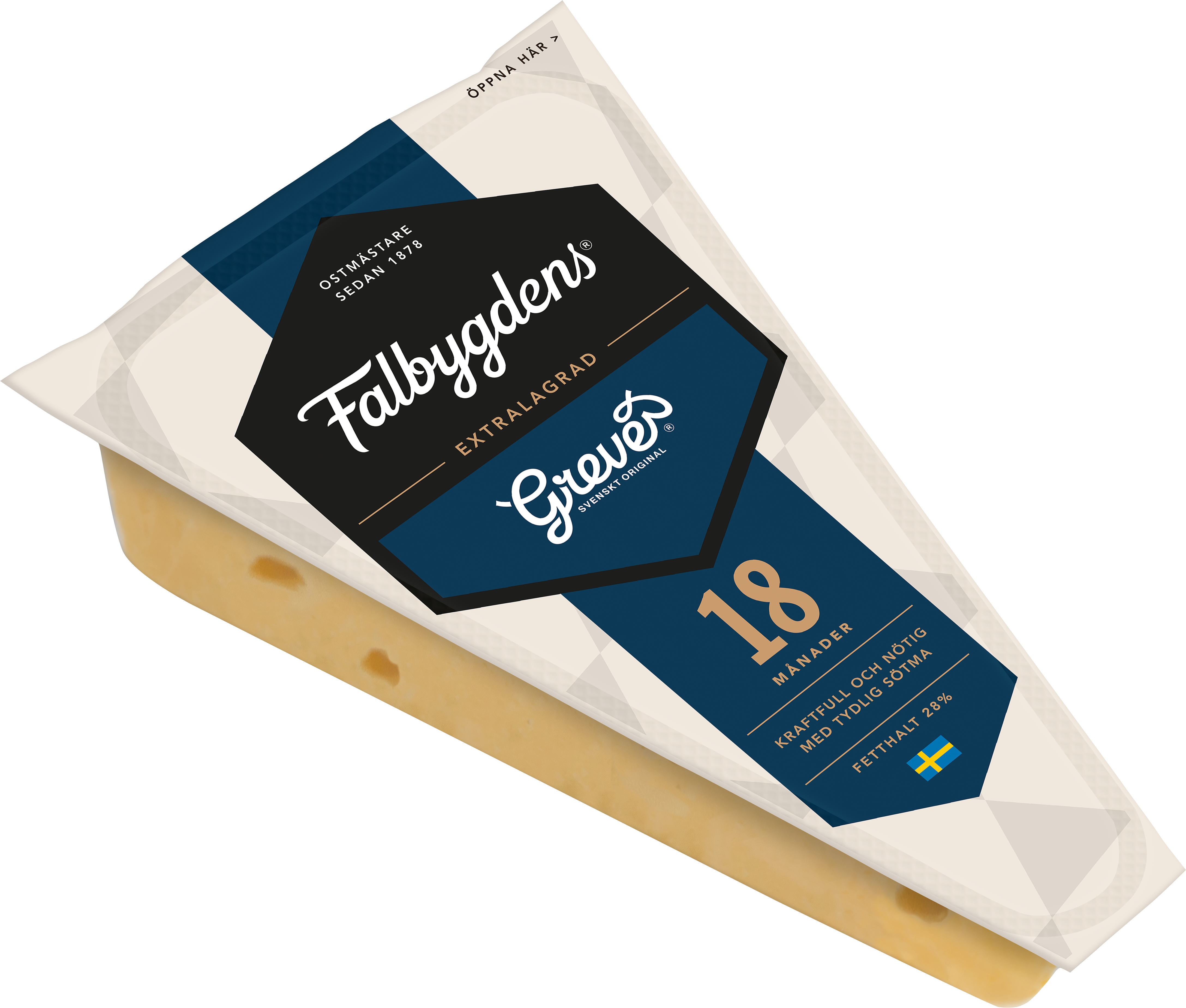 Falbygdens® Greve® lagrad 18 mån hårdost ca 510g 510 g