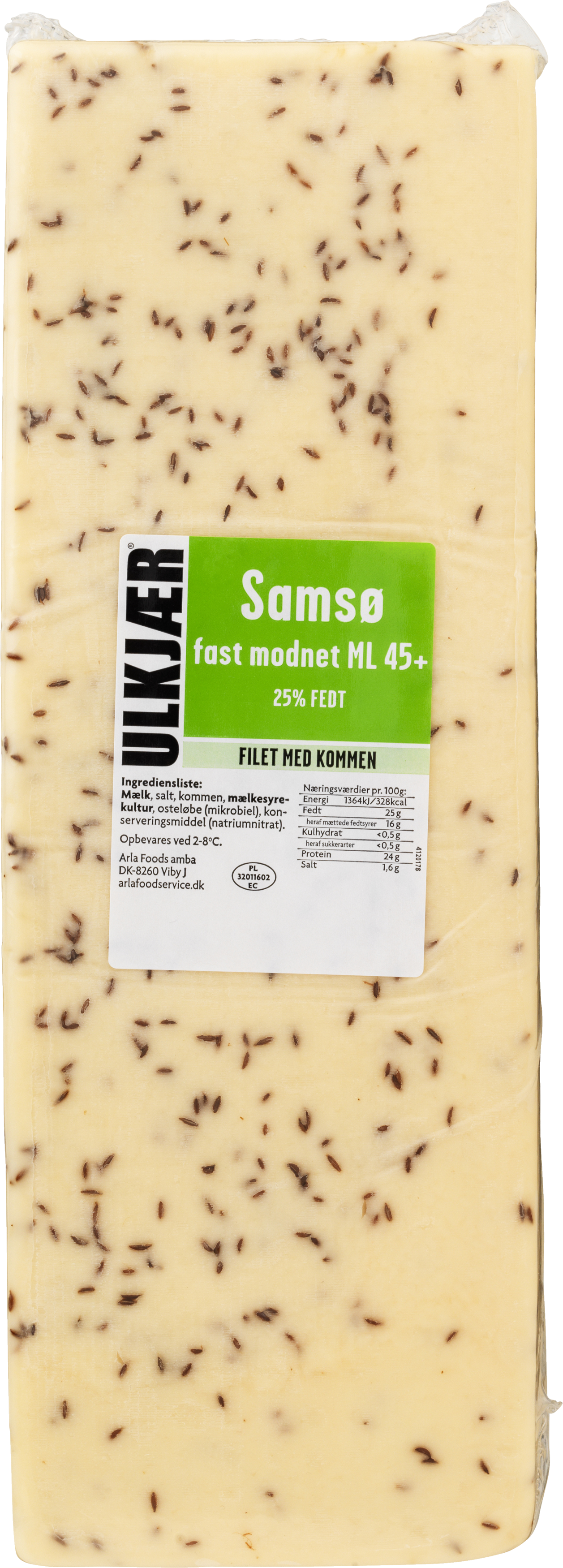 Samsø Mellemlagret m. kommen 45+ 4400 g