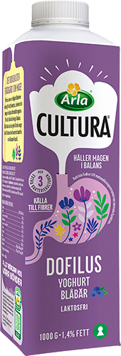 Cultura® Dofilus yoghurt blåbär 1000 g