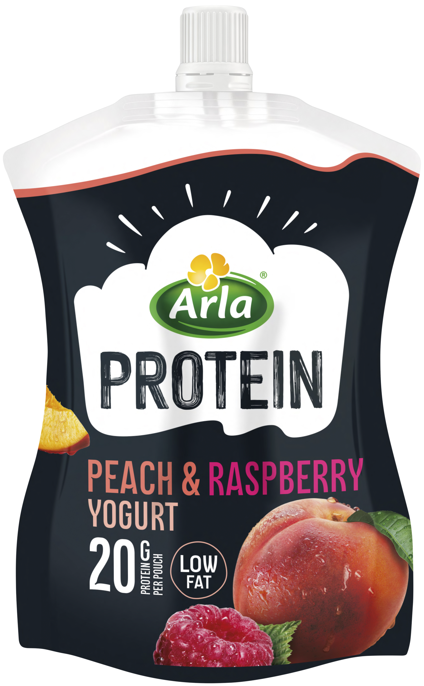 Protein yoghurt persika / hallon 200 g