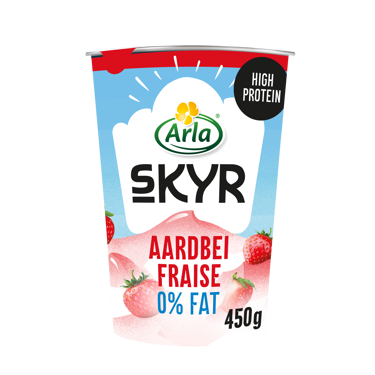 Skyr Aardbei 0% 450 g