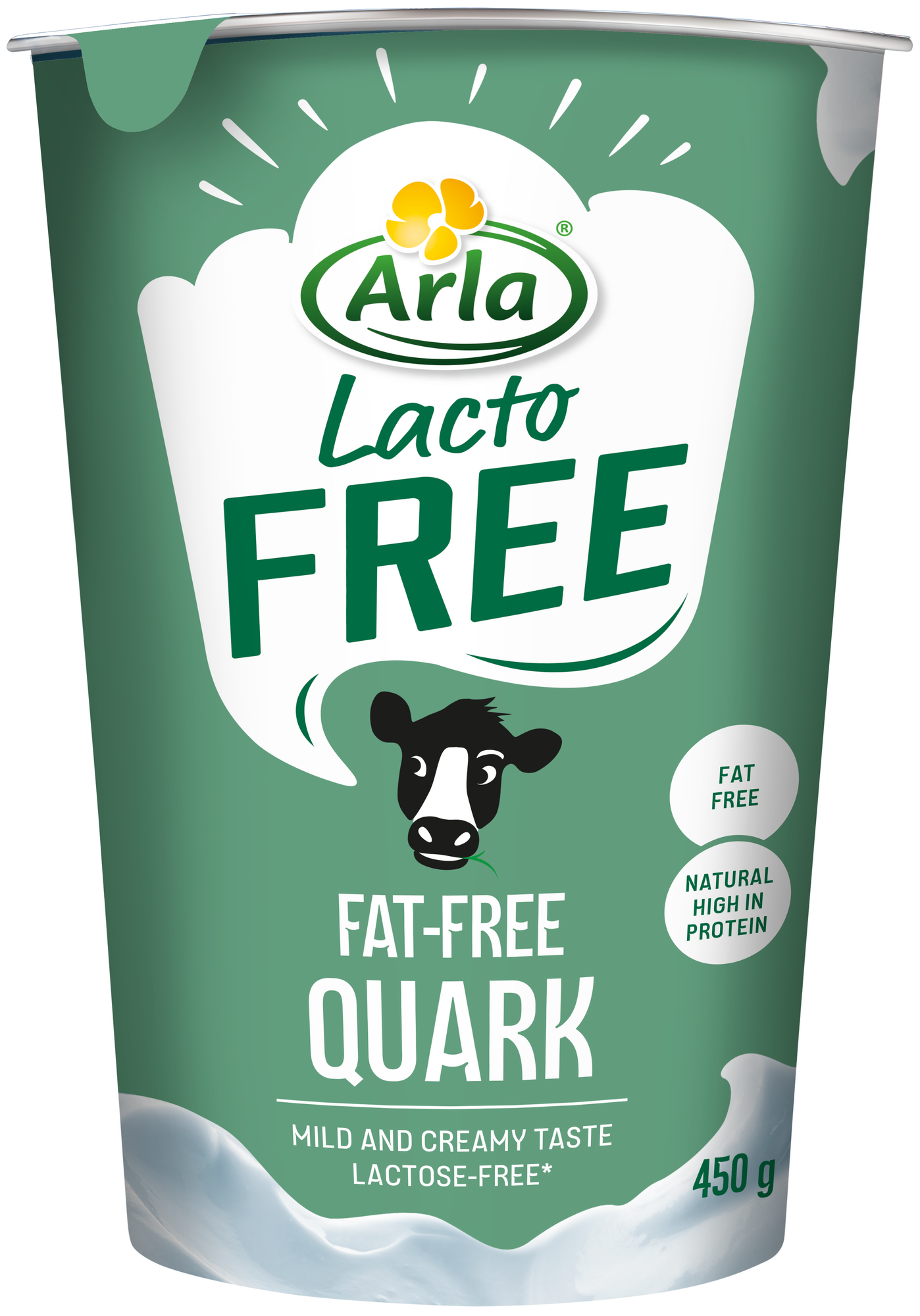 Lactofree Magere Kwark Naturel 450g