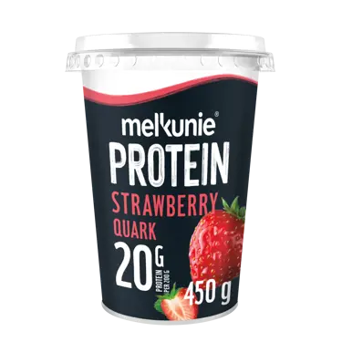 Protein Kwark Aardbei Lactosevrij 450 g