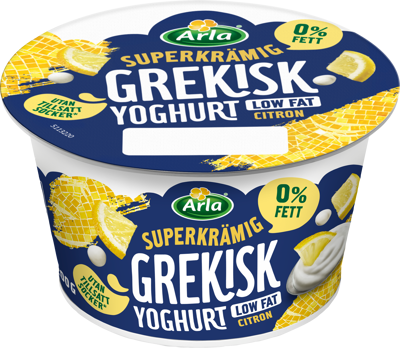 Arla® Grekisk yoghurt citron 0.2% 200 g