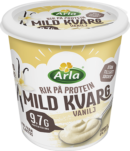 Mild kvarg vanilj 0.2% 1000 g