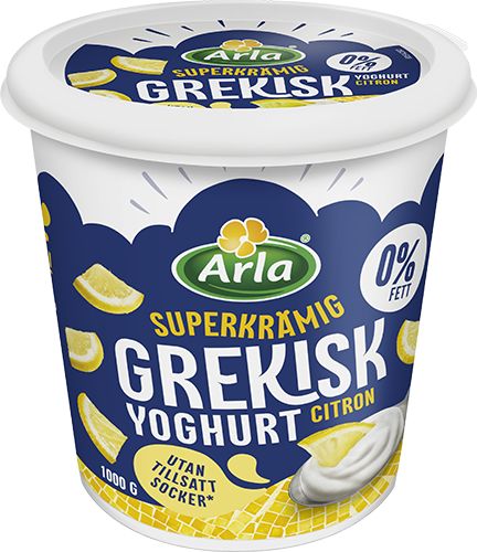 Grekisk yoghurt citron 0.2% 1000 g
