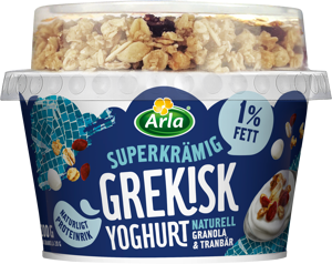 Arla® Grekisk yoghurt med granola 0,2% 200 g