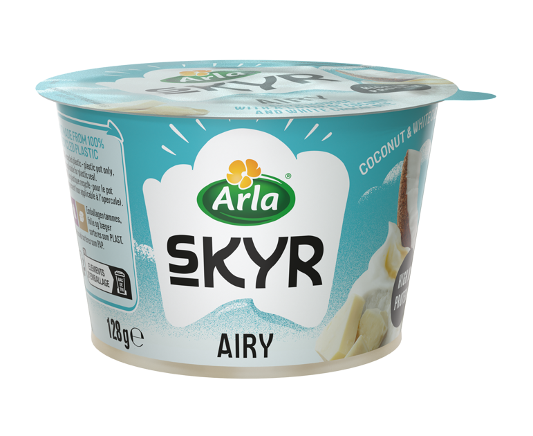 Arla® Airy Coconut & White Chocolate 2,9% 128 g | Arla