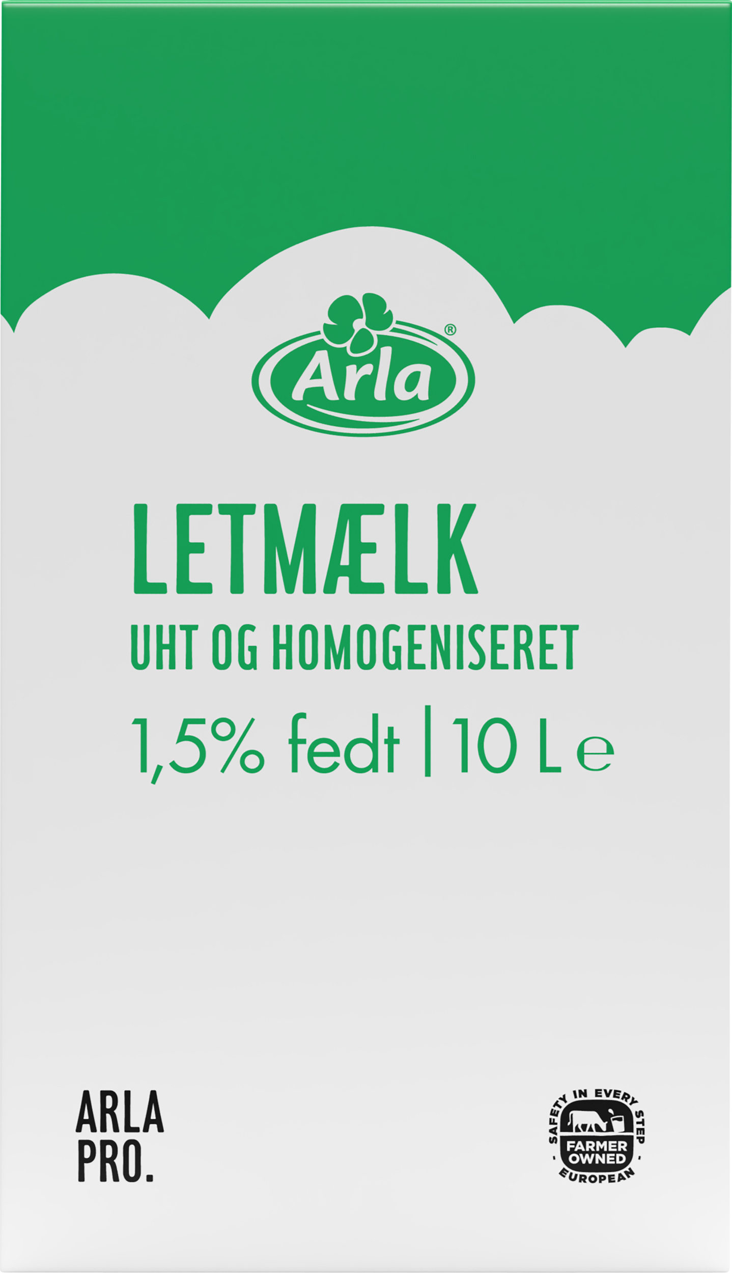 Letmælk BiB UHT 1,5% 10 l