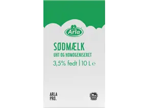 Sødmælk UHT 3,5% 10 L