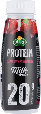 Arla® Protein Protein milkshake jordbær & hindbær 225 ml