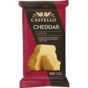 Castello® Mature Cheddar 52+ 350 g