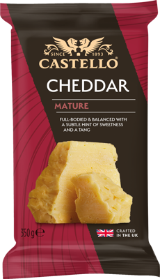 Castello® Mature Cheddar 52+ 350 g