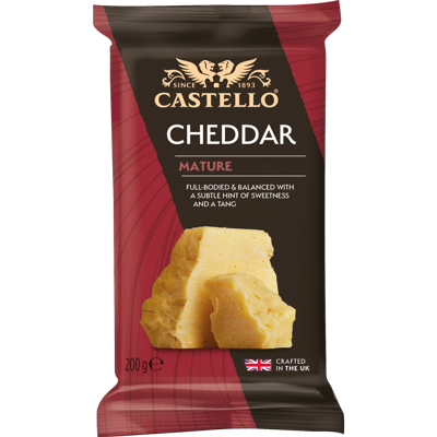 Castello® Crumbly Cheddar Mature 48+ 200 g