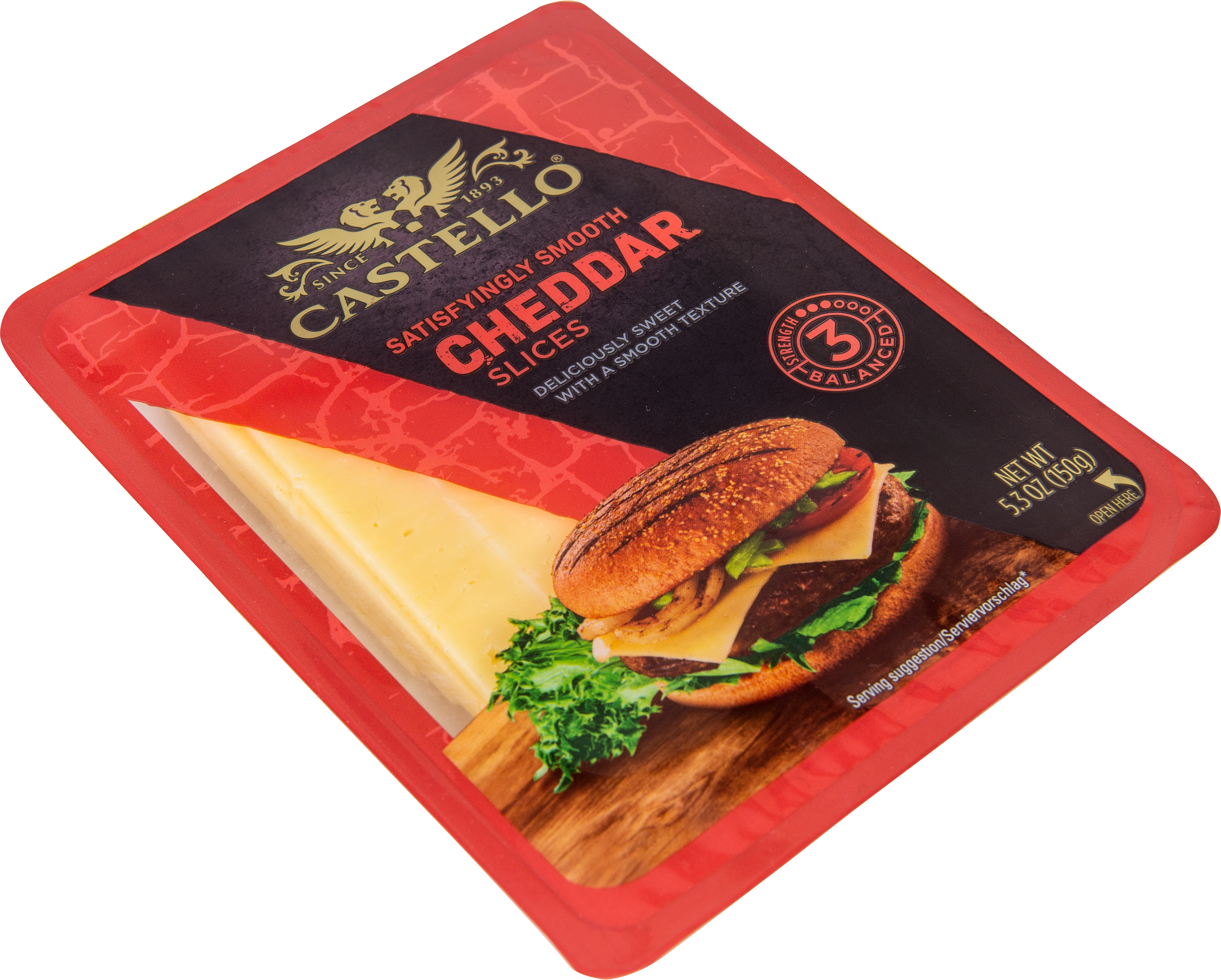 Castello® Burger Cheddar skivad hårdost