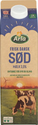 Frisk Dansk Sødmælk 3,5% 1 L
