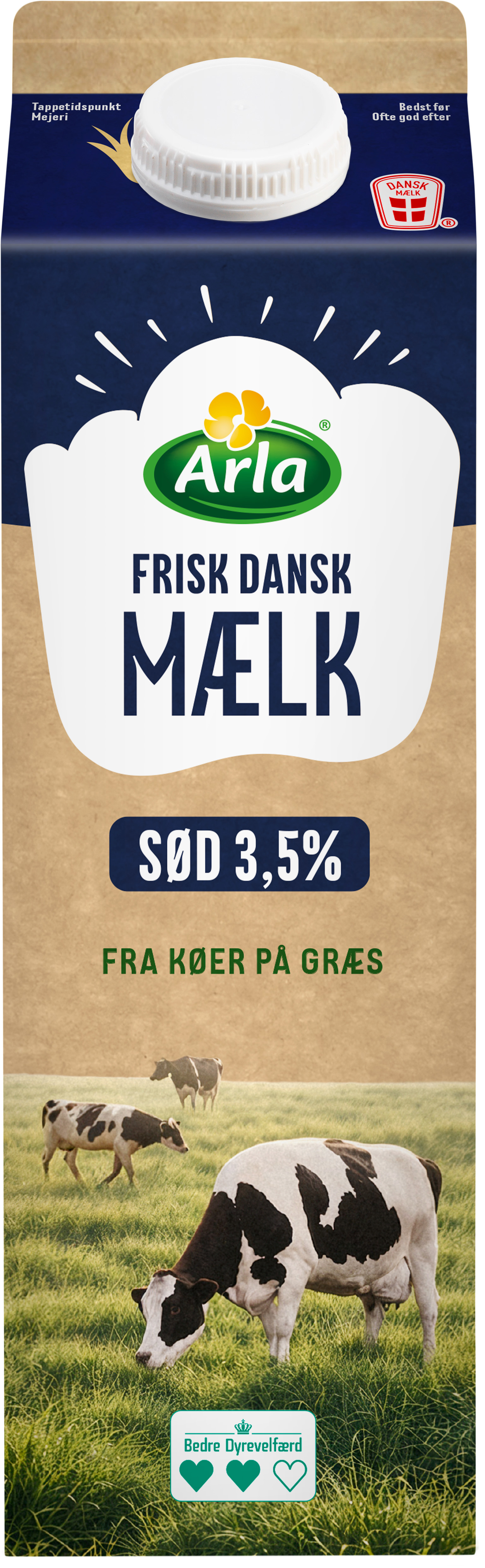 Sød 3,5% 1 l
