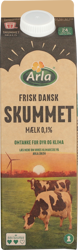 Frisk Dansk Skummetmælk 0,1% 1 L