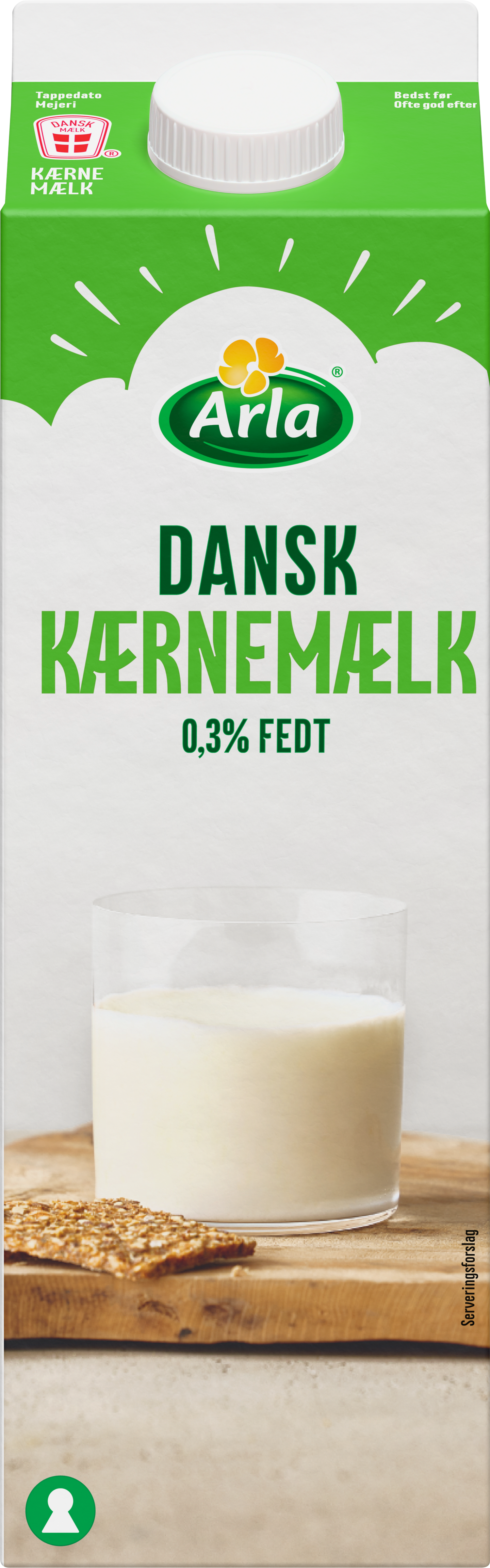 Kærnemælk 0,3% 1 L