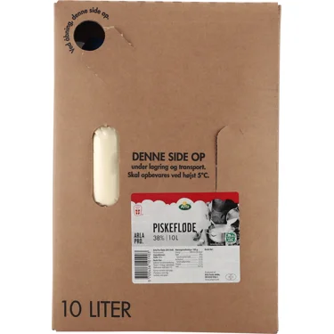 Piskefløde BiB 38% 10 l