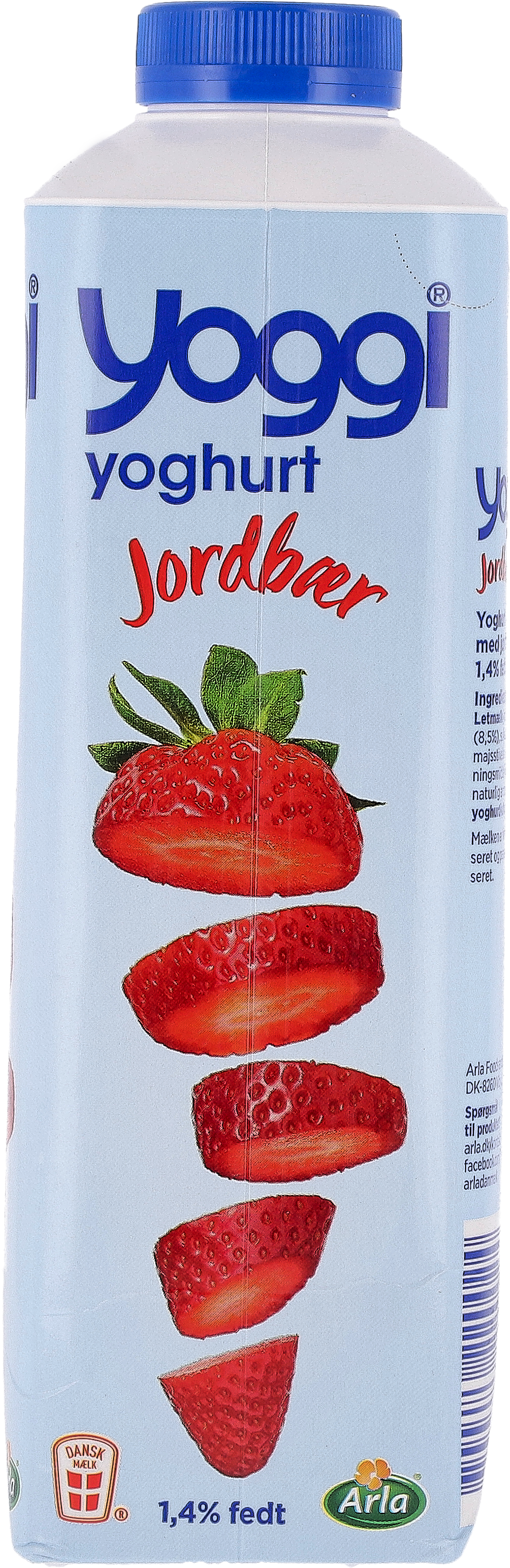 Yoghurt jordbær 1,4% 1000 g