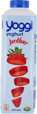 Yoggi® Yoghurt jordbær 1000 g