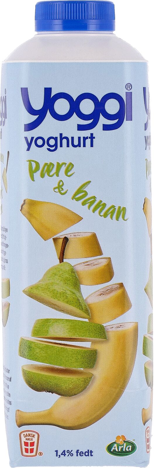 Yoghurt Pære & Banan 1,4% 1000 g