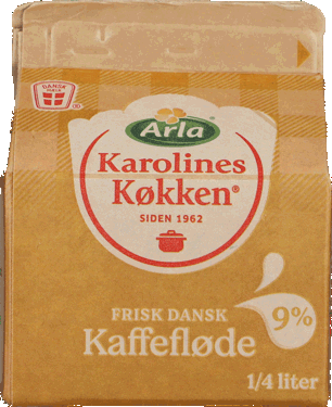 KK KAFFEFLØDE 9% 1/4 L