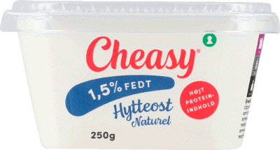 Cheasy® Hytteost naturel 1,5% 250 g
