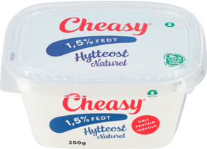 Hytteost naturel 1,5% 250 g
