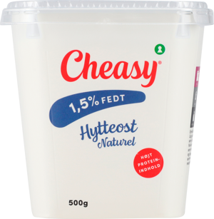 Cheasy® Hytteost naturel 1,5% 500 g