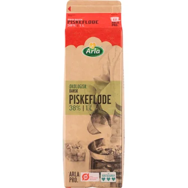 Øko Piskefløde 38% 1 l