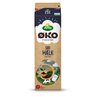 Økologisk Sødmælk 3,5% 1 L