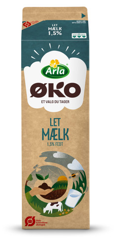 Arla® ØKO Arla® ØKO økologisk letmælk 1,5% 1 L 1 l