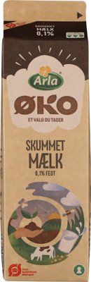 Arla® ØKO Økologisk Skummetmælk 0,1% 1 L