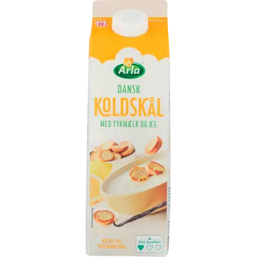 Koldskål med tykmælk og æg 2% 1 L