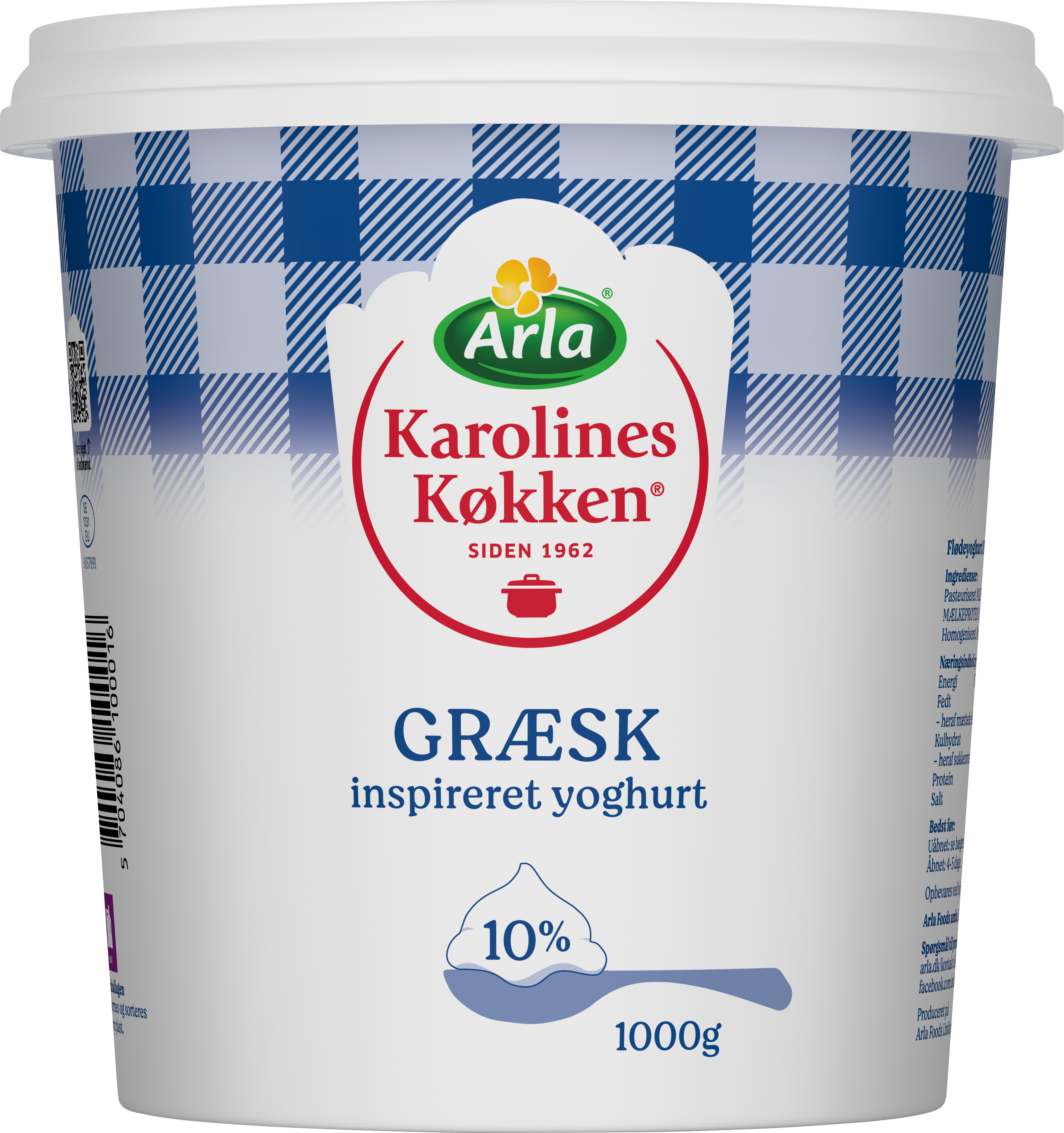 Græsk inspireret yoghurt 10% 1000 g