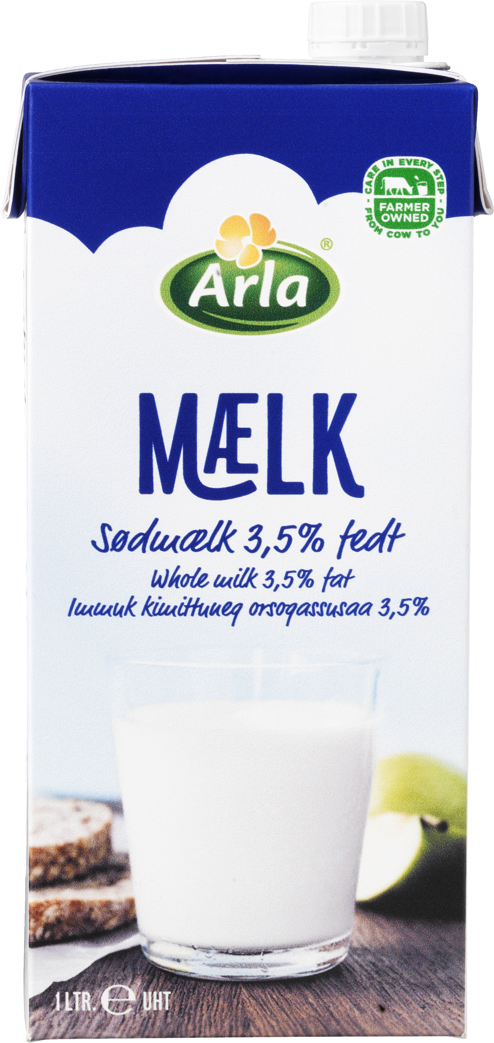 UHT sødmælk 3,5% 1 L